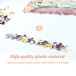 Usine directe personnalisé UV étanche bois plastique lettre <span class=keywords><strong>Puzzle</strong></span> 2-4 ans jouet éducatif enfants Rompecabezas jeux de <span class=keywords><strong>puzzle</strong></span> cadeau - Product Image 3