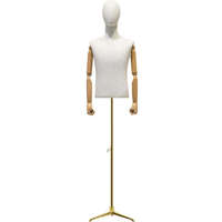 Mannequin gonflable Lavinia pour femme, en mousse PE, avec torse en silicone pour l'affichage de vêtements