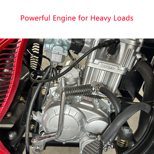 Heavy-Duty Motorized <b>Gasoline</b> Lift Tricycle 200cc Water-Cooled 1T Load Capacity for Warehouse Construction Farm Use Customizable - Product Image 3