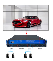 Bitvisus 8K Video Duvar İşlemcisi 16 Çıkışlı Video Duvar Kontrol Cihazı Alaşımlı Malzeme 1 Yıl Garanti