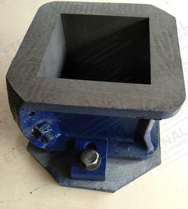 Moldes de cubo de hierro fundido de 150mm de cuatro piezas de peso pesado, moldes de fundición de Hormigón/cemento para probar moldes de hierro fundido de hormigón - Product Image 4