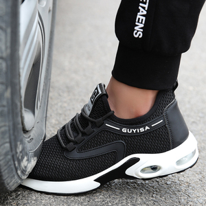 أحذية رياضية جديدة مريحة خفيفة الوزن من الفولاذ للرجال والنساء مضادة للسحق ومقاومة للثقب ، أحذية رياضية للعمل للحماية - Product Image 3