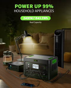 EBL Outdoor 36000 MAH Charging 2400W Portable Power Station <b>Generators</b> Lifepo4 2400W Solar <b>Mobile</b> Power Station for Home - Product Image 2