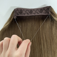 Extensions de cheveux brésiliennes de qualité supérieure, 100% cheveux humains Remy, lisses naturels, double épaisseur, sans produits chimiques, tissage à clipser en une seule pièce