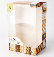Boîtes cadeaux en papier personnalisées avec fenêtre en plastique transparent, logo personnalisé, tailles personnalisées, impression quadricolore, réutilisables, recyclables, vente en gros, usine
