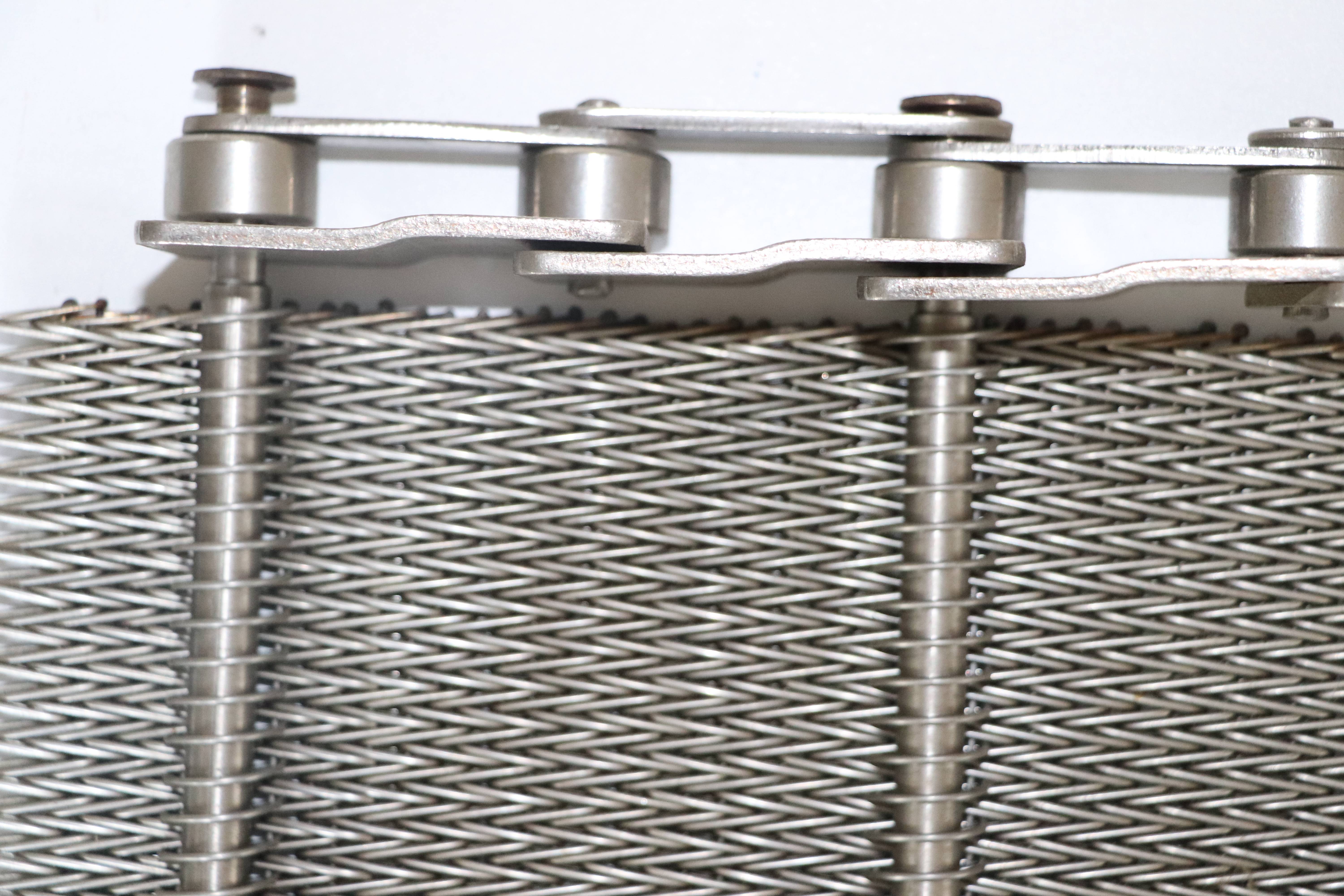 Stainless Steel Herringbone Conveyor Belt Dutch Weave Wire Mesh