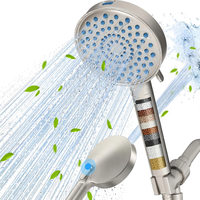 Pommeau de Douche Filtrant l'Eau Dure Personnalisé, Filtre 20 Étapes, Haute Pression, 7 Modes de Jet, Anti-Fuite, Auto-Nettoyant, Design Moderne, Élimine les Impuretés