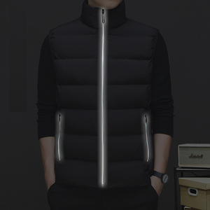 Chaleco de tendencia de otoño e invierno para hombre, cómodo, de Color sólido, para exteriores, flexibilidad, montañismo, estilo informal, grueso y cálido - Product Image 2