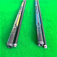 Naipni Queue de billard professionnelle en fibre de verre et de carbone, différentes couleurs, 12.5mm, bâton de billard 1/2