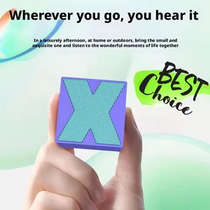 Sıcak satış X1 kablosuz <span class=keywords><strong>Bluetooth</strong></span> 5.0 Mini ses taşınabilir hoparlör-tam aralıklı ses ve USB şarj edilebilir HIFI oyuncu dizüstü PC için - Product Image 5