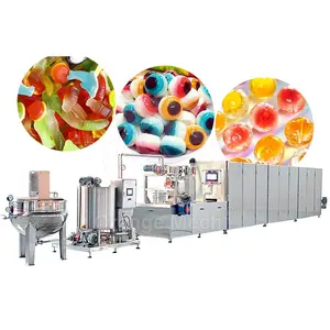ORME mesin produksi Jelly Collagen Gummy otomatis permen karet Taffy Line untuk permen