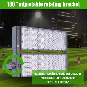 Projecteur solaire haute puissance 1200W avec étanchéité IP66 pour stades, parkings et chantiers de construction, éclairage extérieur - Product Image 2