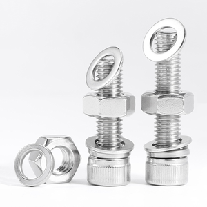 Tornillos, Tuercas y Arandelas Planas de Acero Inoxidable 316 con Rosca Métrica Estándar y Cabeza Hexagonal - Product Image 4