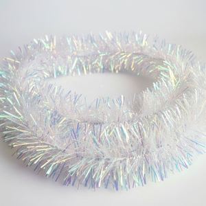 Nouvelle Guirlande de Glycine Artificielle 2026, Couronne d'Hortensias pour Décoration Maison et Mariage, Doré Irisé Brillant 9cm, Plastique Écologique - Product Image 2