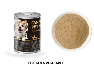 Mousse de viande de poulet en conserve pour chiens, pâté crémeux et lisse sans sucre, pour la croissance musculaire, nutrition complète pour chiots, alimentation quotidienne - Product Image 3