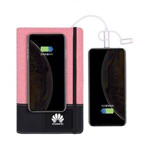 Libreta A6 con Encuadernación Simple, Cargador Inalámbrico, Banco de Energía y Logotipo LED Magnético, Artículo de Moda - Product Image 3