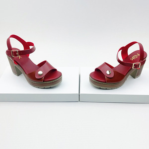 Sandales compensées à plateforme pour femmes, à bout ouvert et bride cheville, pour l'été, chaussures décontractées habillées - Product Image 5