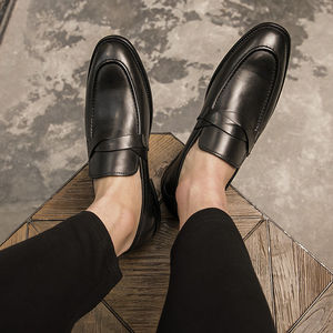 <span class=keywords><strong>Zapatos</strong></span> de Vestir Italianos Casuales para Hombre, Estilo <span class=keywords><strong>Oxford</strong></span> con Parches, Aumentan la Estatura, Económicos, para Bodas y Negocios, 2026 - Product Image 5