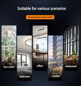 Factory Wholesale One Way Mirror Reflective <strong>Window</strong> <strong>Film</strong> Building <strong>Privacy</strong> PET Insulation Tint Glass Foil Silver Building <strong>Privacy</strong> - Product Image 4