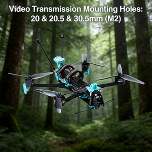 Drone de course FPV pliable 7 pouces longue portée, kit de production cinématographique, hélice en fibre de carbone max 7 pouces, moteur C287, UAV léger - Product Image 6