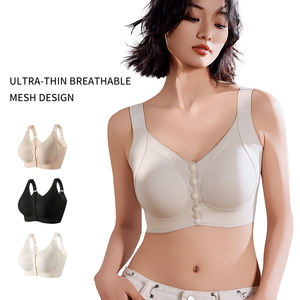 <span class=keywords><strong>Reggiseno</strong></span> con Chiusura Frontale Taglie Forti, Coppa Grande, per Allattamento, in Pizzo, con Apertura, per Donne e Signore - Product Image 1