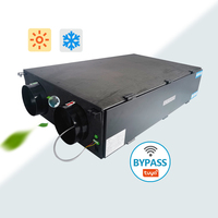 Système de ventilation domestique intelligent Tuya avec télécommande, système de ventilation à récupération de chaleur pour la ventilation domestique