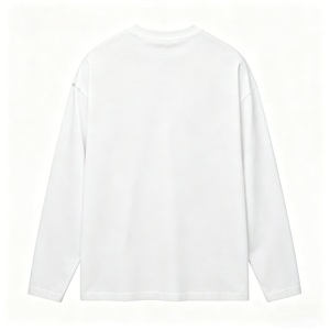 <span class=keywords><strong>T</strong></span>-<span class=keywords><strong>shirt</strong></span> personalizzata da <span class=keywords><strong>uomo</strong></span> in 100% cotone, qualità di lusso, girocollo <span class=keywords><strong>a</strong></span> <span class=keywords><strong>costine</strong></span>, manica lunga, pesante, stile streetwear - Product Image 5