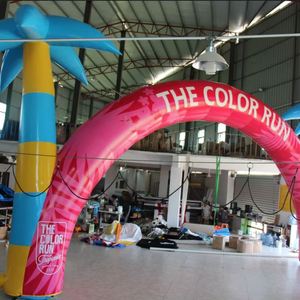 Hot Inflatable Palm Tree Arch for Outdoor Commercial Party or Advertising Sale Events - Product Image 1