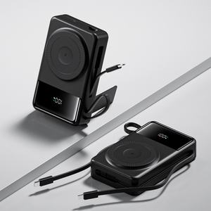 Nuevo Banco de Energía Inalámbrico Magnético con Soporte, Portátil, 10000mAh 20000mAh PD22.5W, Fuente de Alimentación Móvil - Product Image 2