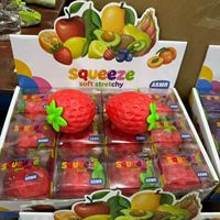 Vente en gros usine : Pâte à modeler Squishy en blocs, jouet anti-stress style beurre de Noël, croustillant, cadeaux promotionnels pour fêtes