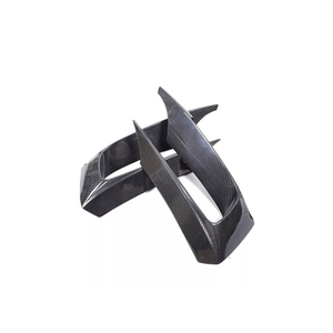 Per <span class=keywords><strong>Porsche</strong></span> Panamera 2017-2020 Copertura Decorativa per Fendinebbia Anteriori in Vera Fibra di Carbonio a Secco <span class=keywords><strong>Accessori</strong></span> Esterni per Auto - Product Image 4