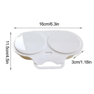 New Egg Steamer forno a microonde forma rotonda Egg Steamer Cooking Mold Egg bracconiere - Product Image 5