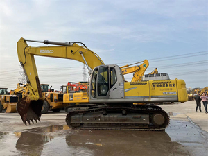 Excavatrices d'occasion KOBELCO SK350D de 35 tonnes pour opérations de couverture de décharges multi-terrains, structure robuste, moteur inclus - Product Image 2