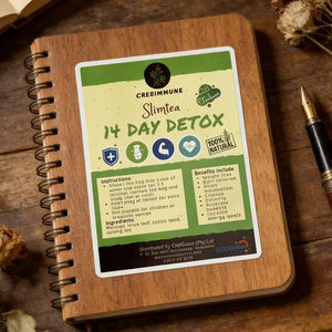 Etiqueta personalizada para paquetes de alimentos, impermeable, de papel sintético PP autoadhesivo, para envasado de productos de té saludable. - Product Image 4