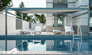 Auvents de pergola à persiennes réglables électriques à bas prix directs d'usine avec toit rétractable pour terrasse - Product Image 5