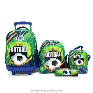 Mochila <span class=keywords><strong>de</strong></span> Viaje con Ruedas para Niños, Personalizada <span class=keywords><strong>de</strong></span> Fábrica, <span class=keywords><strong>Maleta</strong></span> <span class=keywords><strong>de</strong></span> Viaje con Ruedas para Computadora, con Estuche para Lápices y Lonchera - Product Image 1