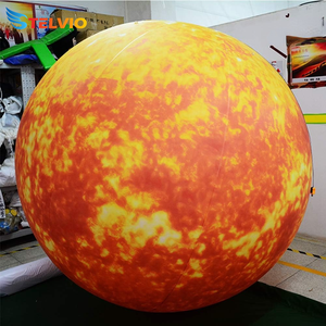 Lớn phát sóng Inflatable bầu trời nổi mặt trăng bóng tùy chỉnh nổi mặt trăng ánh sáng LED Hành Tinh bóng - Product Image 6