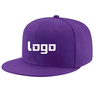 Casquettes Snapback à visière plate brodées en 3D personnalisées OEM en gros pour hommes, casquette de baseball Hip Hop avec logo personnalisé et casquettes - Product Image 1