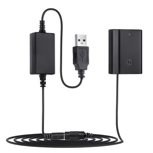 USB เพื่อ FZ100แบตเตอรี่ปลอมสำหรับ Sony A9 A7m3 A7r3 A7C กล้อง mirrorless - Product Image 1