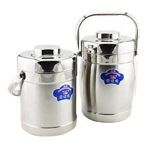 Hộp Đựng Thức Ăn Hai Mặt, Hộp Đựng Đồ Ăn Trưa Giữ Nhiệt Bằng Thép Không Gỉ Hình Tròn - Product Image 6