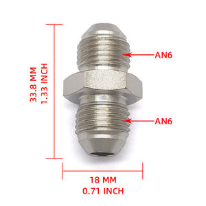 Pièces détachées automobiles en acier AN6 <span class=keywords><strong>à</strong></span> AN6 Adaptateur de refroidisseur d'huile de <span class=keywords><strong>pompe</strong></span> <span class=keywords><strong>à</strong></span> carburant Connecteur rotatif Adaptateur de conversion de tuyau d'huile - Product Image 3