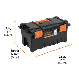 Truper 19 \ "scatola portaoggetti in ferro impermeabile misura 2 unità-per uso Garage - Product Image 3
