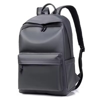 Sacs à dos pour ordinateur portable pour hommes en cuir PU imperméable et sac de sport décontracté pour affaires