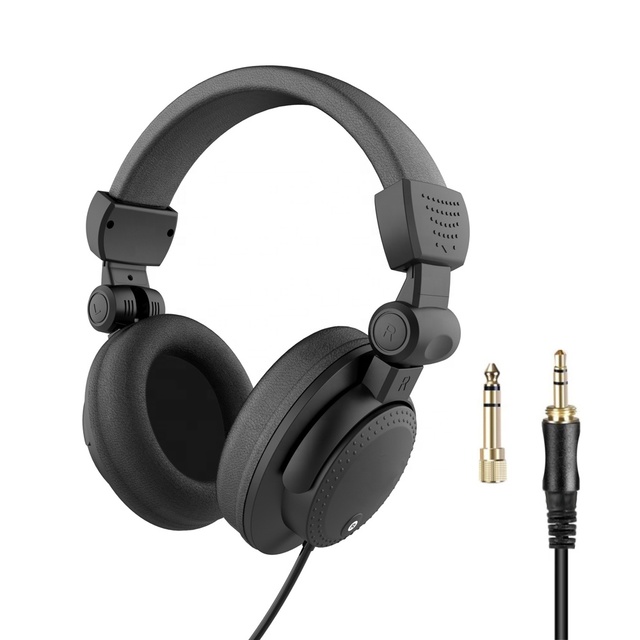 Extra Bass Over-Ear Headphones 50mm Neodymium Driver IPX-3 Waterproof 3M Stretch Spring Cable HI-FI DJ 3.5mm Interface Private