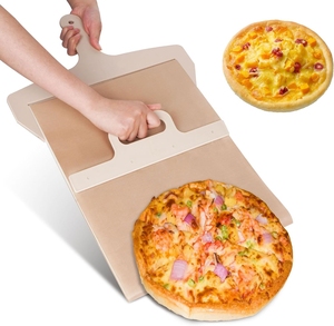 Transferencias desmontables Pizza Pie Antiadherente Deslizante <span class=keywords><strong>Magic</strong></span> Premium Pizza Peel Slider Pizza Paddle Slider Board con mango para hornear - Product Image 1