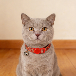 Collares Ajustables para Gatos con Logotipo Personalizado al por Mayor, Color Rojo Naranja - Product Image 5