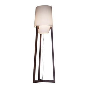 Lámpara de pie de estilo Wabi-Sabi para sala de estar, de madera maciza, diseño vintage, ideal para estudios y casas. - Product Image 1