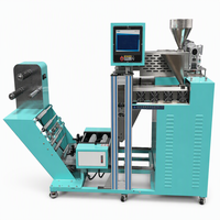 Machine à film plastique ZS-432 PLC, extrudeuse de film pour la fabrication de films en laboratoire et la production de petites séries