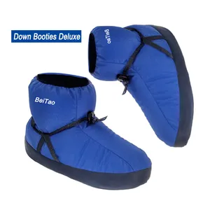 Outdoor Warm Eendendons Booties Schoenen Camping Tent Slaapzak Laarzen Unisex Lichtgewicht Waterdichte Down Filler Laarzen Schoenen