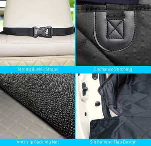 Hamaca de tela oxford para mascotas, a prueba de suciedad, impermeable, para coche y SUV - Product Image 4